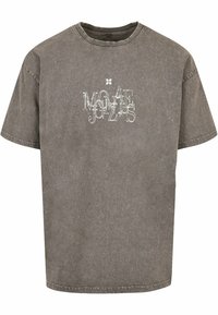 MJ Gonzales MÄNNER CLASSIC V.1 X ACID WASHED HEAVY OVERSIZED  - T-shirts print - asphalt