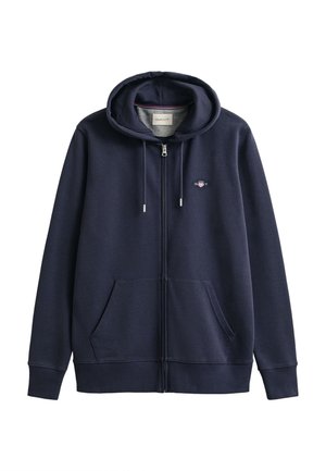 GANT, Felpa con zip - evening blue