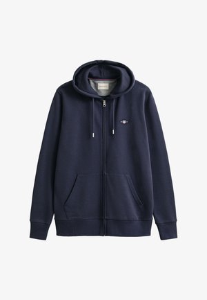 GANT, Sweater met rits - evening blue