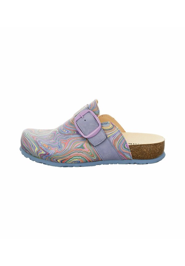 JULIA - Pantolette flach - multi