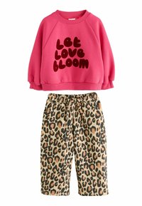 Next PRINTED WIDE SET - Collegepaita - bright pink