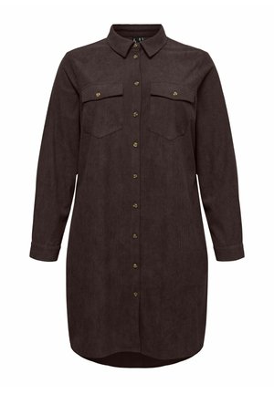 Vero Moda Curve, VMCVILJA, ciemnobrązowy