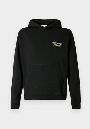 Jack & Jones, JORNORREBRO TYPO BACK SWEAT HOOD SN - Sweat à capuche - black