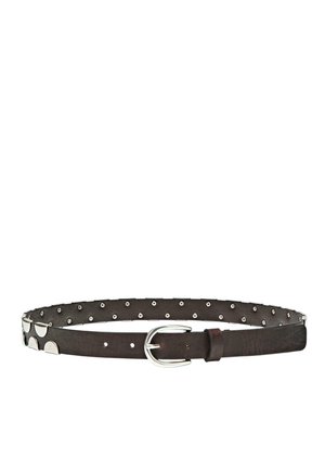 WITH METAL APPLIQUÉS - Cintura - dark brown