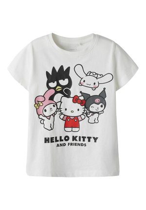 Name it HELLO KITTY - T-shirt print - cloud dancer