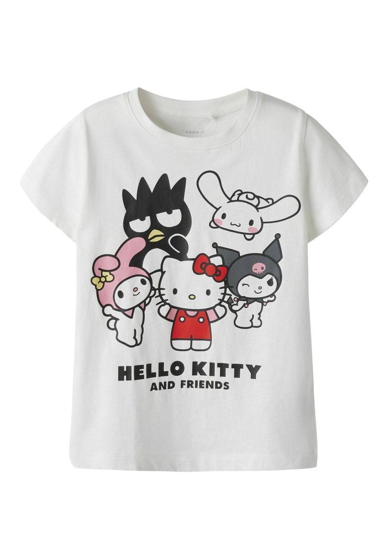 Name it HELLO KITTY - T-shirt imprimé - cloud dancer