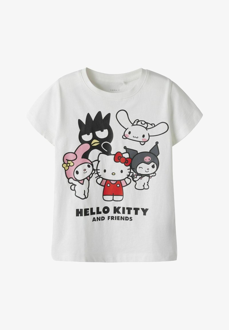 Name it HELLO KITTY - T-shirt imprimé - cloud dancer