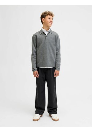 JPRBLABRADFORT  - Svetr - medium grey melange