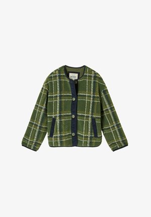 FatFace, CHECK BORG JACKET, zielony