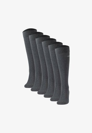 JOOP! 6 PACK - Kniestrümpfe - anthrazit meliert