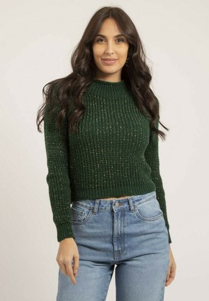Dona x Lisa COL MONTANT KAMPALA - Pullover - vert foret