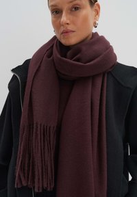 someday. SOFT FRINGE - Sciarpa - plum