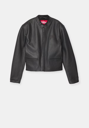 032c ATTRITION JACKET UNISEX - Leather jacket - black