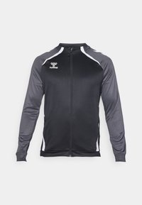 LEAD TRACK  - Training jacket - black/asphalt