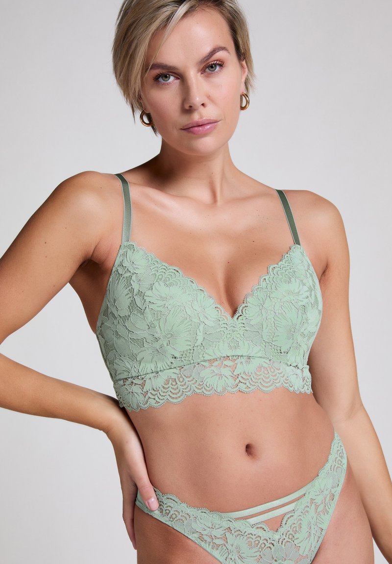 Hunkemöller - Triangle bra - green, Enlarge