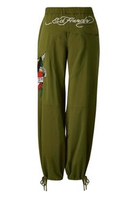 Ed Hardy TRUE TIL DEATH TECH  - Träningsbyxor - green