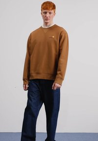 Carhartt WIP AMERICAN SCRIPT - Sportska majica - hamilton brown