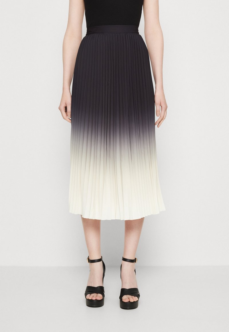 Marks & Spencer OMBRE PLEAT SKIRT Falda plisada black mix/negro