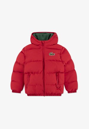 Lacoste CORE PUFFER JKT UNISEX - Zimná bunda - red