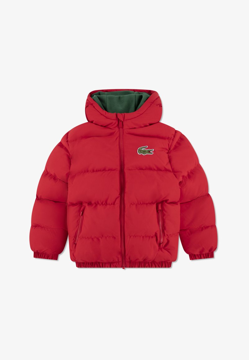 Lacoste CORE PUFFER JKT UNISEX - Žieminė striukė - red