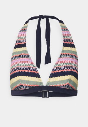 ANTIGUA BEACH PADDED HALTERNECK - Horní díl bikin - navy