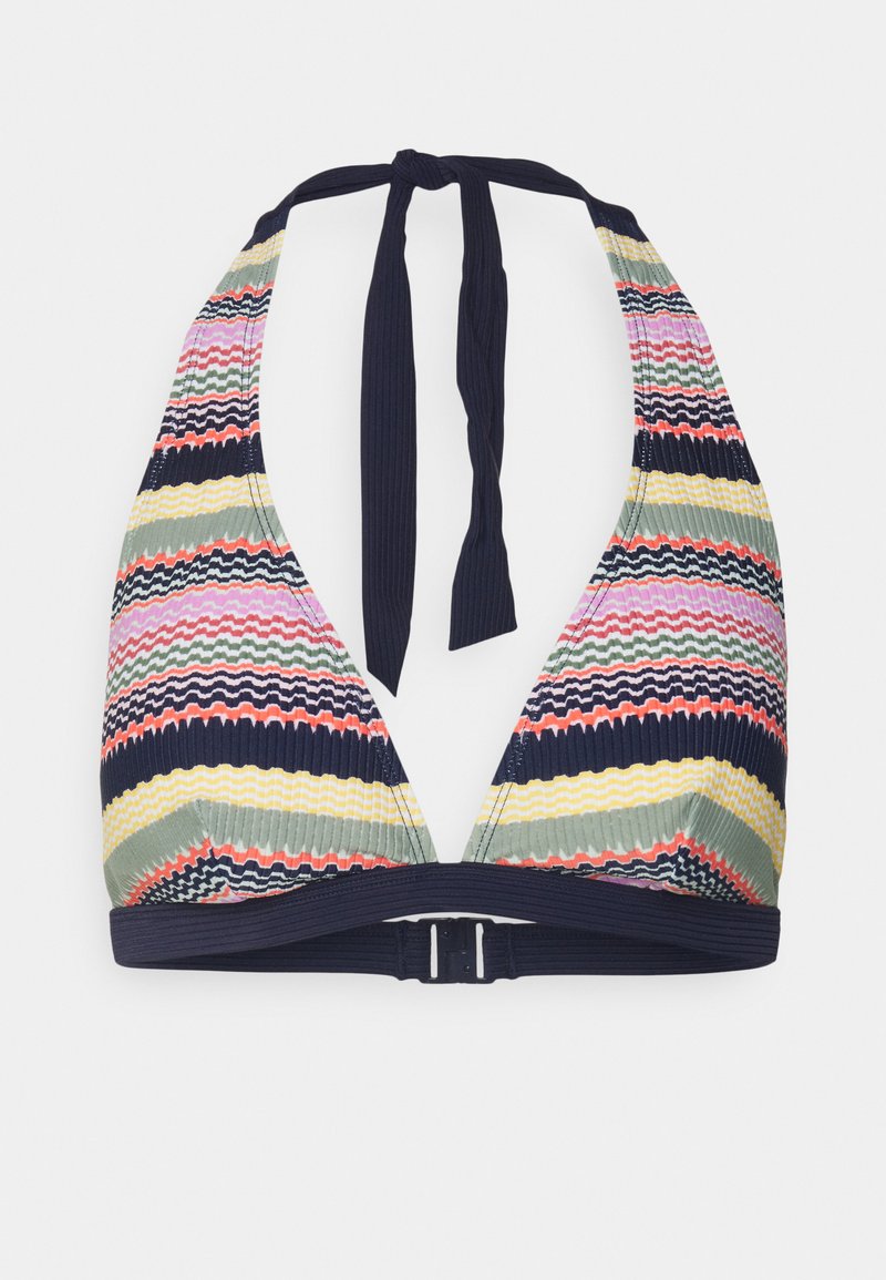 Esprit ANTIGUA BEACH PADDED HALTERNECK Bikini top navy/dark blue