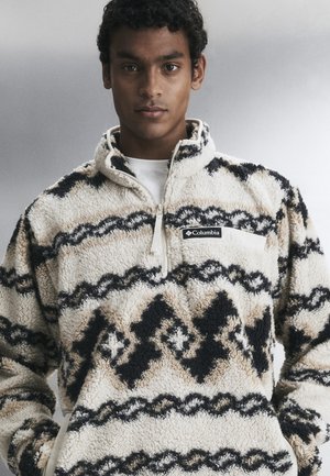 Columbia RUGGED RIDGE™ HALF ZIP - Polárpulóver - dark stone