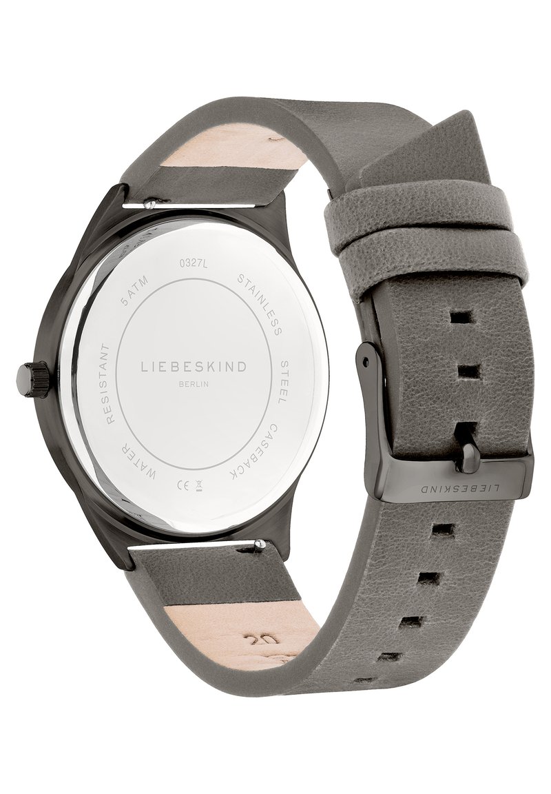 Herren Analoguhren | Liebeskind Berlin Uhr hellgrau/grau - QM69838 Herren Analoguhren | Liebeskind Berlin Uhr hellgrau/grau - QM69838