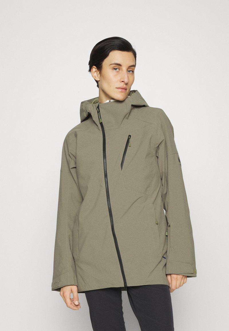 Burton WOMENS PYNE 2L JACKET Giacca da sci forest moss/oliva