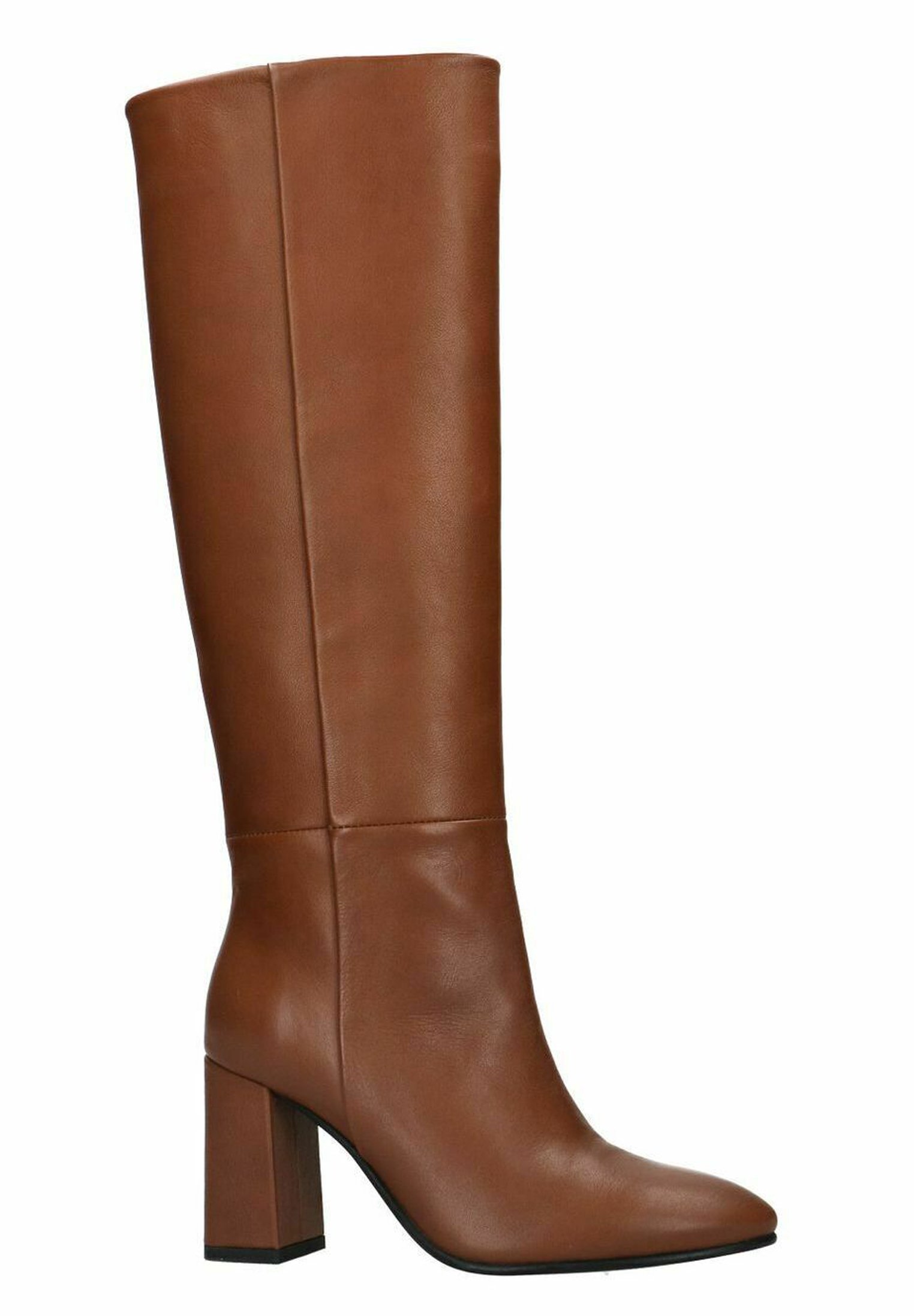 Manfield Laarzen met hoge hak - cognac - Zalando.nl