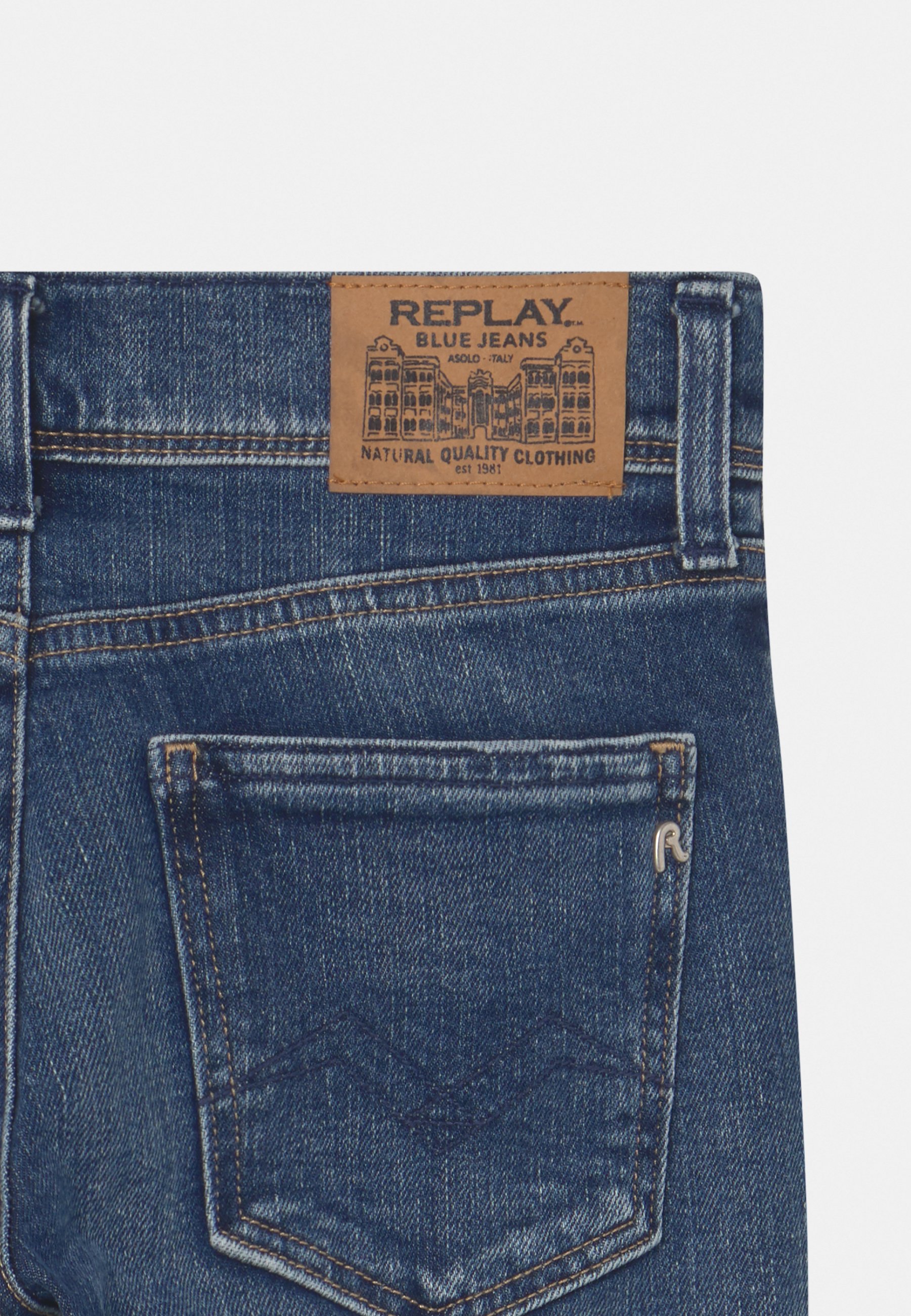 Replay Jeans a sigaretta - dark blue/nero denim - Zalando.it