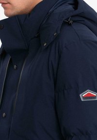 Ombre Wintermantel - navy