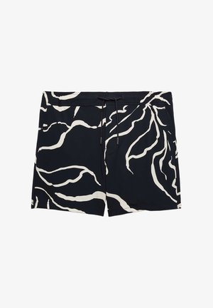 Autograph, QUICK DRY FLORAL SWIM SHORTS. - Zwemshorts - dark navy