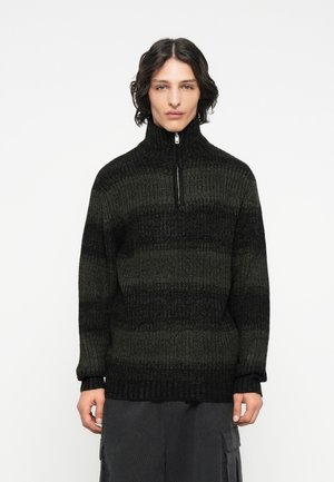 Redefined Rebel SPRUCE BOXY FIT - Strickpullover - forest night