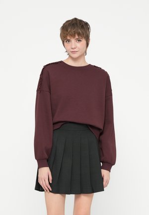 ONLNADIA O NECK BOX - Športni pulover - decadent chocolate