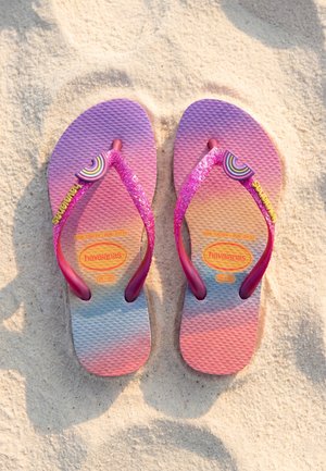 Havaianas, KIDS SLIM GLITTER II UNISEX - Sandalen - blossom pink flux