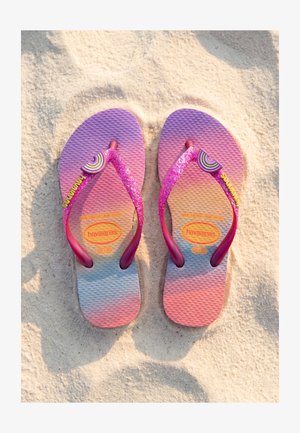 Havaianas, KIDS SLIM GLITTER II UNISEX - Sandaalid - blossom pink flux