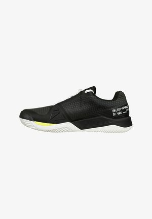 Wilson Clay court tennis shoes - black white safety yellow