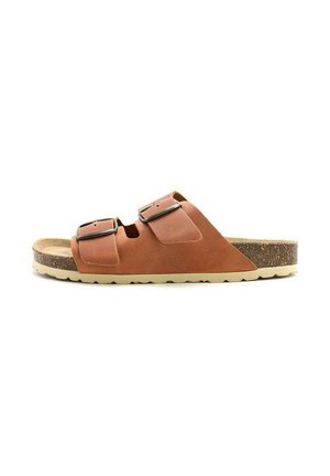 HEBILLAS VEINTE TREND - Sandalias planas - marrón