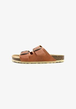 Merisell HEBILLAS VEINTE TREND - Sandalias planas - marrón