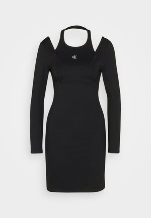 Calvin Klein Jeans, DRESS - Rochie din jerseu - black
