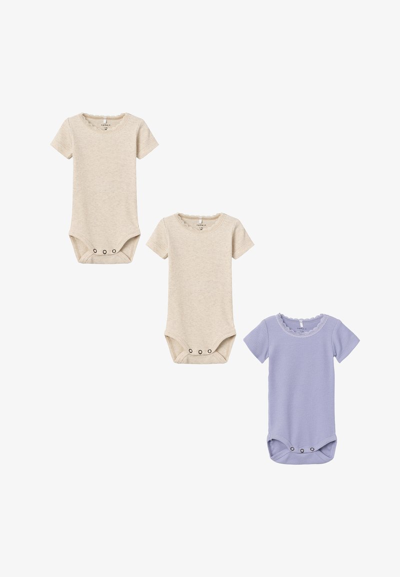 Name it 3-ER STÜCK SET NBFKAB - Body - beige-dunkelblau
