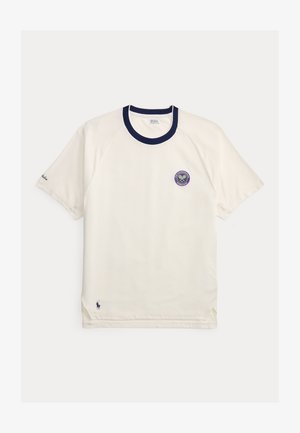 Polo Ralph Lauren, WIMBLEDON PERFORMANCE T-SHIRT - T-shirts med print - ceramic white