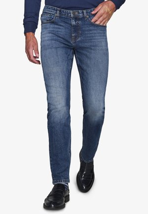 Jeans slim fit - middle blue solid