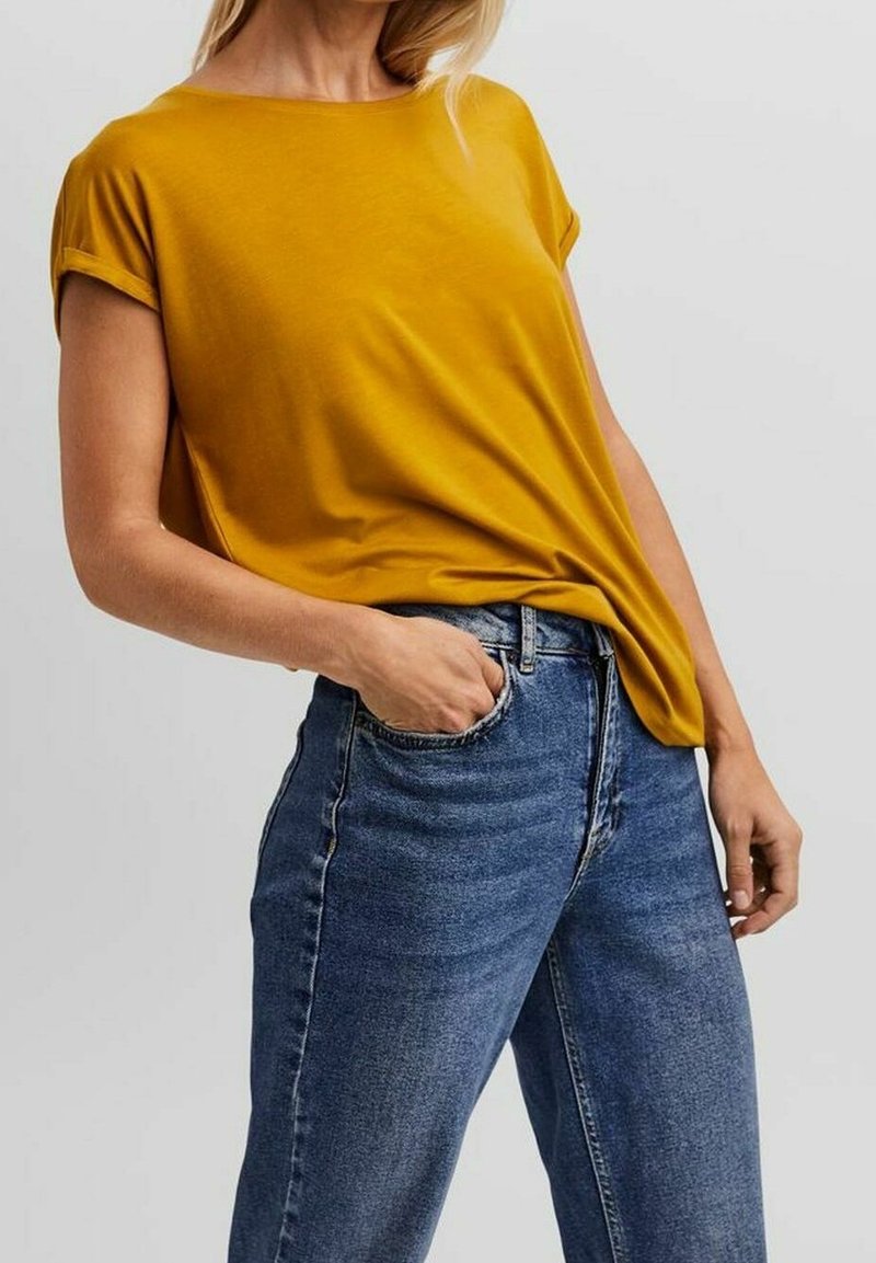 Vero Moda T-shirt basique - yellow