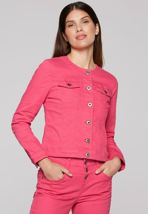 Jeansjacke - coral pink