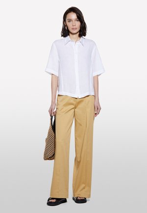 Sisley, SHORT SLEEVE - Button-down blouse - white