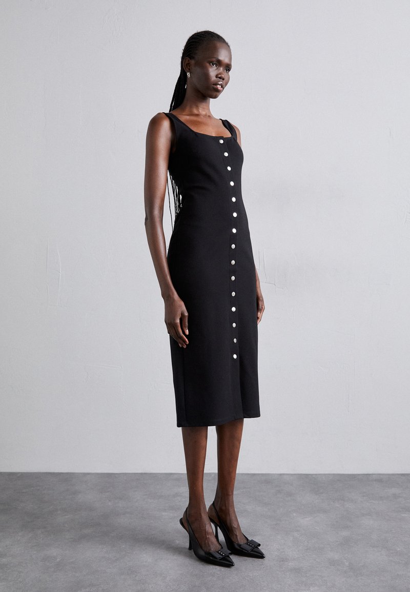 STAUD DOMANI DRESS - Vabalt langev kleit - black