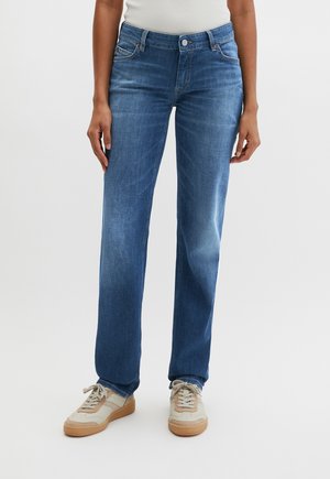 MODEL ALBY STRAIGHT AUS ITALIENISCHEM CANDIANI - Jean droit - dark blue