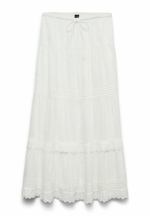 Vero Moda, SKIRT VMSANDY HIGH WAIST LONG SKIRT - Jupe longue - snow white